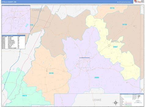 attala county ms tax map